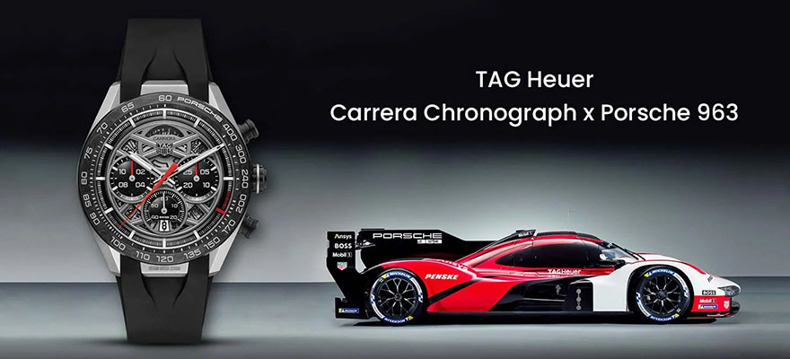 Fake TAG Heuer Carrera Chronograph x Porsche 963